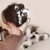 Promoção Grampo de Cabelo Preto Grande para Mulheres, Presilha Tubarão para Nuca, Acessório de Cabelo Moderno de Luxo, Grampo Simples de Veludo