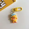 Nuevo Llavero Colgante de Dibujos Animados de Patito Divertido Lindo Colgante Personalizado para Mochila de Estudiante Regalo para Mejor Amigo