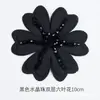 Bai Xi Versão Coreana Corsage Europeu e Americano Feito à Mão Cristal Organza Flor Tridimensional Acessório de Roupa Flor Versátil DIY