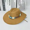 Sombrero de vaquero estilo retro para viajes al aire libre en el oeste de Sichuan, sombrero de protección solar para Xinjiang, Tíbet y senderismo en la pradera, sombrero para mujer