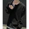 Nueva camiseta de manga larga para hombre de estilo simple con diseño de dos piezas falsas, estilo Henry, marca americana de moda, top casual de otoño 2026