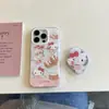 Funda Magnética Linda de Dumpling Xiaolongbao Kt para Teléfono 17Promax Adecuada para Apple 16Pro Doble Capa 15Pro