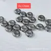 Cuentas espaciadoras de plata 999 vintage de Shanxi, anillos corredizos, accesorios de terrón de azúcar, adornos culturales y artísticos para DIY
