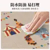 Alfombrilla de Dibujos Animados Retro para Aparador, Alfombrilla para Mesa de Zapatero de Entrada, Impermeable y a Prueba de Aceite, Alfombrilla Protectora para Encimera de Mueble de TV sin Lavado