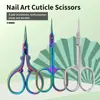 Tijeras de Acero Inoxidable con Punta Curva Ultra Finas para Remover Cutícula y Cortar Uñas para Manicura