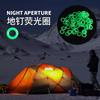Apertura Nocturna de Clavo tipo O Anillo Fluorescente Clavo de Camping al Aire Libre Apertura de Pelo Apertura Nocturna Venta Directa de Fábrica Gran Precio Excelente
