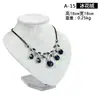 Soporte de exhibición de terciopelo para collares con vista al mar, maniquí de cuello para joyería, soporte para colgantes, mostrador de cuello de maniquí, accesorios de exhibición de joyería
