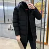 Abrigo de Algodón Nueva Chaqueta con Capucha de Longitud Media Estilo Japonés Retro Tendencia Chaqueta Moda Holgada Casual