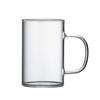 Juego de Vasos de Vidrio para Uso Doméstico, Antiexplosión, Resistente al Calor, Gran Capacidad, Taza de Té para Sala de Estar, Vidrio de Borosilicato Alto con Asa