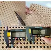 Material de tejido de ratán ratán plástico PE ratán de imitación simulación de tejido de ratán alfombrilla de ojo tejido a mano pegamento accesorios de muebles de ratán puerta de armario