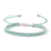 Pulsera Juvenil de Dos Tonos Estilo Nuevo Transfronteriza, Colorida Cuerda Tejida a Mano de Moda, Pulsera Ajustable Fabricante del Festival del Bote del Dragón