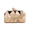 Bolso de Noche Metálico de Lujo Ligero, Estilo Nuevo, Moderno, Versátil, Elegante Bolso de Mano para Mujer, Vestido de Gala para Sociales, Boda, Elegante