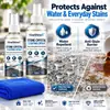 Spray Revestimiento de Cristal de Piedra KineShineX para Encimeras de Mármol Granito Piedra de Cuarzo - Cuidado Abrillantador Impermeable Resistente a Manchas