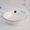 Yincai Tigela Tanggu de 9,5 polegadas para Cozinha Doméstica Cor Esmalte Submerso Cerâmica Tigela Grande para Sopa Peixe em Conserva e Tofu de Sangue Bacia Grande para Sopa