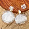 Frasco de Perfume Transparente Frasco de Vidro com Borrifador Frasco Dispensador de Amostras Cosméticas Frasco Vazio com Borrifador de Pressão Frasco de Perfume com Tampa de Rosca