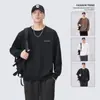 Ropa para Hombre Fengshe / Sudadera con Capucha de Manga Larga Estampada de Cuello Redondo para Hombre de 300g Estilo Americano Unisex Marca de Moda Chaqueta Pesada