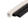 Tira de Sellado Autoadhesiva de Goma Tipo D Espuma de EPDM Tira Tipo D Aislamiento Acústico para Automóvil Tira a Prueba de Polvo Tira Semicircular