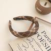 Tiara Maillard Estampa de Leopardo Bolinhas para Mulheres 2025 Novo Presilha de Cabelo para Lavar o Rosto Tiara de Cabelo de Alta Pressão no Topo do Crânio Acessório de Cabeça Elegante Inverno
