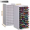 Caixa de Armazenamento de Canetas Coloridas Infantis Transfronteiriça Porta-Canetas de Mesa Rack de Armazenamento Rack de Armazenamento Inclinado para Canetas de Aquarela Canetas Marcadoras
