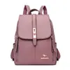 Mochila para Mujer 2024 Nuevo Estilo Coreano Simple y Moderna Mochila para Mujer para el Trabajo y Viajes, Versátil de Gran Capacidad Bolso Casual de un Solo Hombro