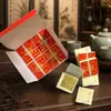 Fábrica de Origen Papel de Hoja de Oro Genuino 92% 4.33*4.33cm para Estatuas de Buda y Decoración de Dorado para Templos