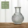 Vaso Criativo em Relevo Mini Vaso Francês Vaso Hidropônico Transparente Ornamentos Vintage Vaso de Vidro