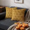 Almohadas Decorativas de Halloween Más Vendidas en Amazon Transfronterizo, Fundas de Cojín para Fiestas Navideñas, Cojines para Restaurantes, Decoraciones de Sofá para Hoteles