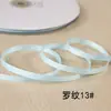 Cinta de Tejido Nervado Fina de 0.6 cm, Cinta Nervada Colorida de Alta Densidad, Accesorios para Bordes de Prendas, Cinta al por Mayor en Stock