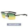 Novos Óculos Óculos de Sol Metal Óculos de Sol Dirigindo Polarizado Lentes de Dirigir Masculinas Mudança de Cor Anti-UV Masculino 25