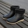 Botas de Lluvia Antideslizantes Zapatos Impermeables de Cocina Zapatos de Goma Cortos de Verano para Mujer Cubrezapatos de Plástico Botas de Agua Botas de Lluvia Engrosadas Combinan con Todo