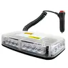 Luz de flash de LED de 24 LEDs para carro, caminhão, luz de aviso magnética de teto, sinal de aviso de perigo, luz marcadora de carro de alta potência
