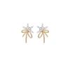 Liu Yifei Meteor Sweet Dream Clip para la Oreja sin Agujeros en la Oreja Pendientes de Circonita Atmosféricos de Moda Pendientes de Moda de Personalidad Simple