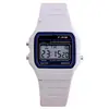 Explosiones de comercio exterior reloj electrónico LED WR F91W silicona A159 reloj de moda estilo Harajuku reloj multifunción para estudiantes
