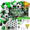 Cadena de Globos Temática de la Nueva Copa Mundial de Fútbol Transfronteriza Set Copa de Campeonato de Papel de Aluminio Serie Deportiva Globos Decorativos