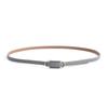 Cinturón Delgado de Nuevo Estilo para Mujer Combinable Cinturón Delgado de 1 cm de Ancho para Mujer Vestido Decorativo de Alta Calidad Cinturón de PU Ajustable