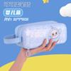 Nova Estojo de Lápis Transparente de Camada Dupla Fofo de Desenho Animado Ovo de Cacau High-Looking de Alta Capacidade Resistente a Manchas Estojo de Lápis