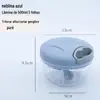 Vendas Diretas da Fábrica Ferramentas Pequenas para Suplementos Alimentares Cortador de Legumes Doméstico com Cordão Triturador de Alho Manual Doméstico Cortador de Legumes Multifuncional