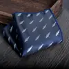 Lenço Quadrado Dobrável Formal de Negócios Masculino Novo em Estoque 23cm Jacquard Tingido em Fio Paisley Bordô
