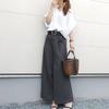 Conjunto de Dos Piezas de Verano 2026 Nuevo Estilo Japonés Top con Cuello en V y Mangas Murciélago con Cinturón y Pantalones de Pierna Ancha