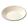 Plato de melamina Xiangyuanmei con patrón de roca esmerilada, plato redondo para guarniciones para restaurantes de hot pot, plato para servir carne shabu-shabu