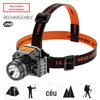 Amazon nova lâmpada do mineiro ao ar livre led farol USB recarregável cavalgando pesca noturna mini farol de luz forte