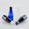 Garrafa transparente com tampa flip-top 240ml, frasco de óleo preto, frasco de loção branco, frasco de óleo essencial marrom 240ml, frasco de hidrolato azul