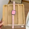 Borde Biselado Ajuste Delgado Hebilla Inversa Correa de Silicona Adecuada para Apple Watch 11 12 iWatch Ultra Pulsera Biselada