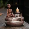 Fornilho de Aromaterapia com Refluxo de Areia Roxa Transfronteiriço Cerâmica Criativa Festival dos Fantasmas Yoga Caveira Caveira Demônio Artesanato de Aromaterapia com Refluxo
