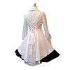 Camisa de Cintura con Solapa y Moño de Estilo Retro Europeo y Americano, Color Sólido, Decoración Tridimensional, Vestido