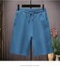 Pantalones de algodón deportivos americanos tendencia holgada para hombre y mujer ocio comercio exterior playa correr baloncesto pantalones cortos fabricantes venta al por mayor