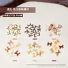 Acessórios para Nail Art Fita Laço Maillard Transparente Coração Mini Resina Misturada Decoração de Acessórios para Unhas