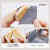 Papel Absorbente de Grasa Portátil Gecomo Viene con Espejo y Borla, Absorbente de Grasa Facial, Maquillaje No Absorbente, Papel Facial de Carbón de Bambú