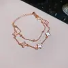 Pulsera de flor de acetato rosa con circonita, ligeramente dulce y delicada, fresca y dulce, joyería con sensación de lujo ligero y alta gama