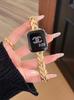 Banda de Metal con Forma de Espiga de Trigo y Diamantes Finos Adecuada para Apple Watch iWatch 12ª Generación 11/10